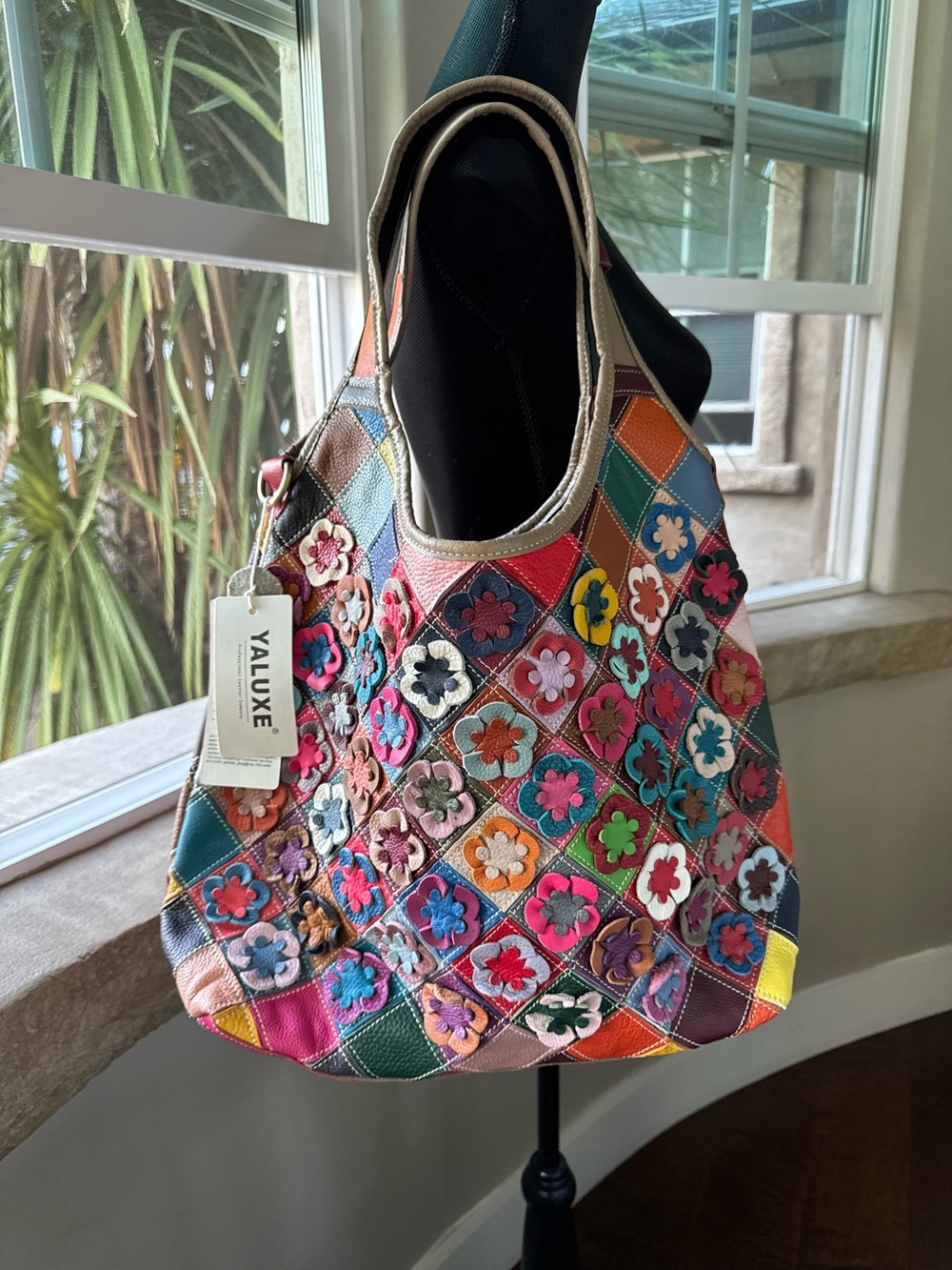 Yaluxe Multicolor Floral Patchwork Hobo Bag - Tote Bag (NWT)